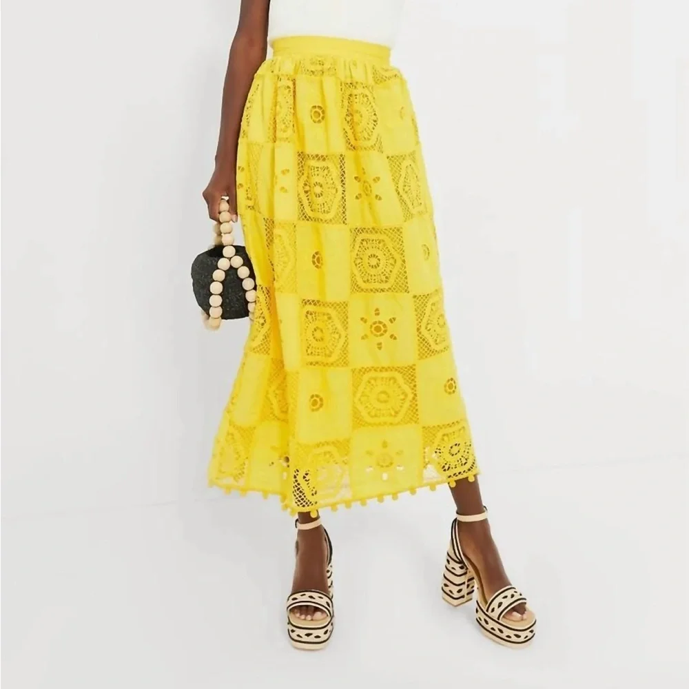 Hunter Bell Yellow Crocheted Two-Piece Set - Picture 4 of 14